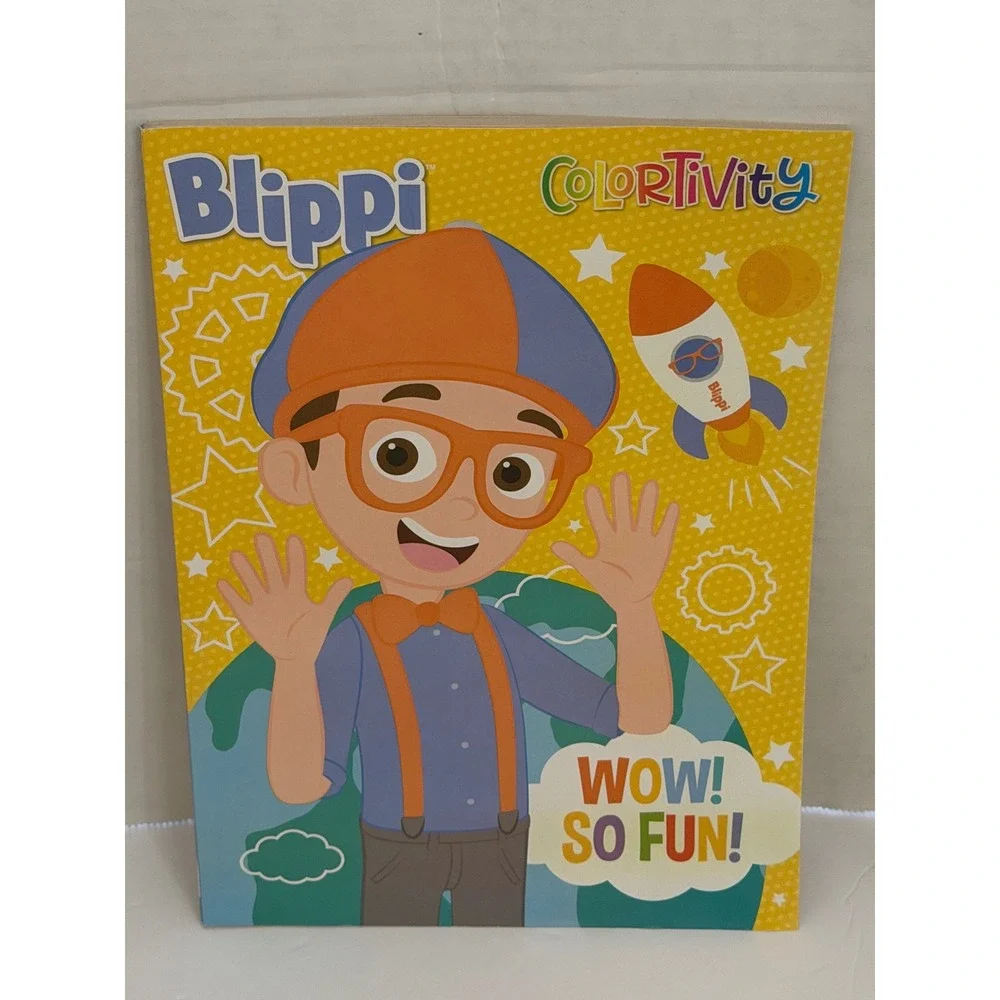 Blippi ColorTivity Wow So Fun Coloring Activity Book with Mask PRPG-22202B 2023